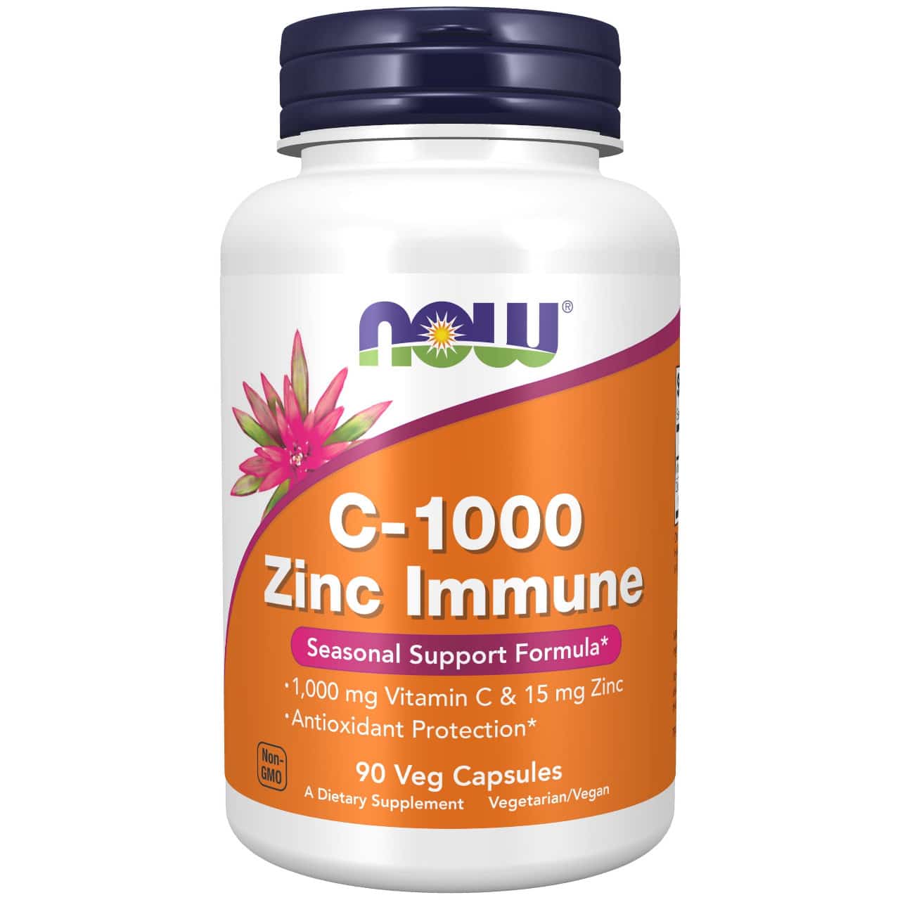 NOW Vitamin c1000 with 15mg zinc 90cap