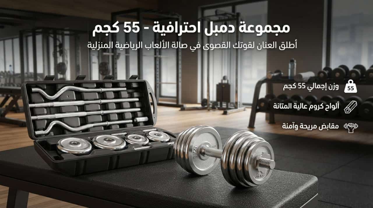 حقيبة دمبل 55كجم