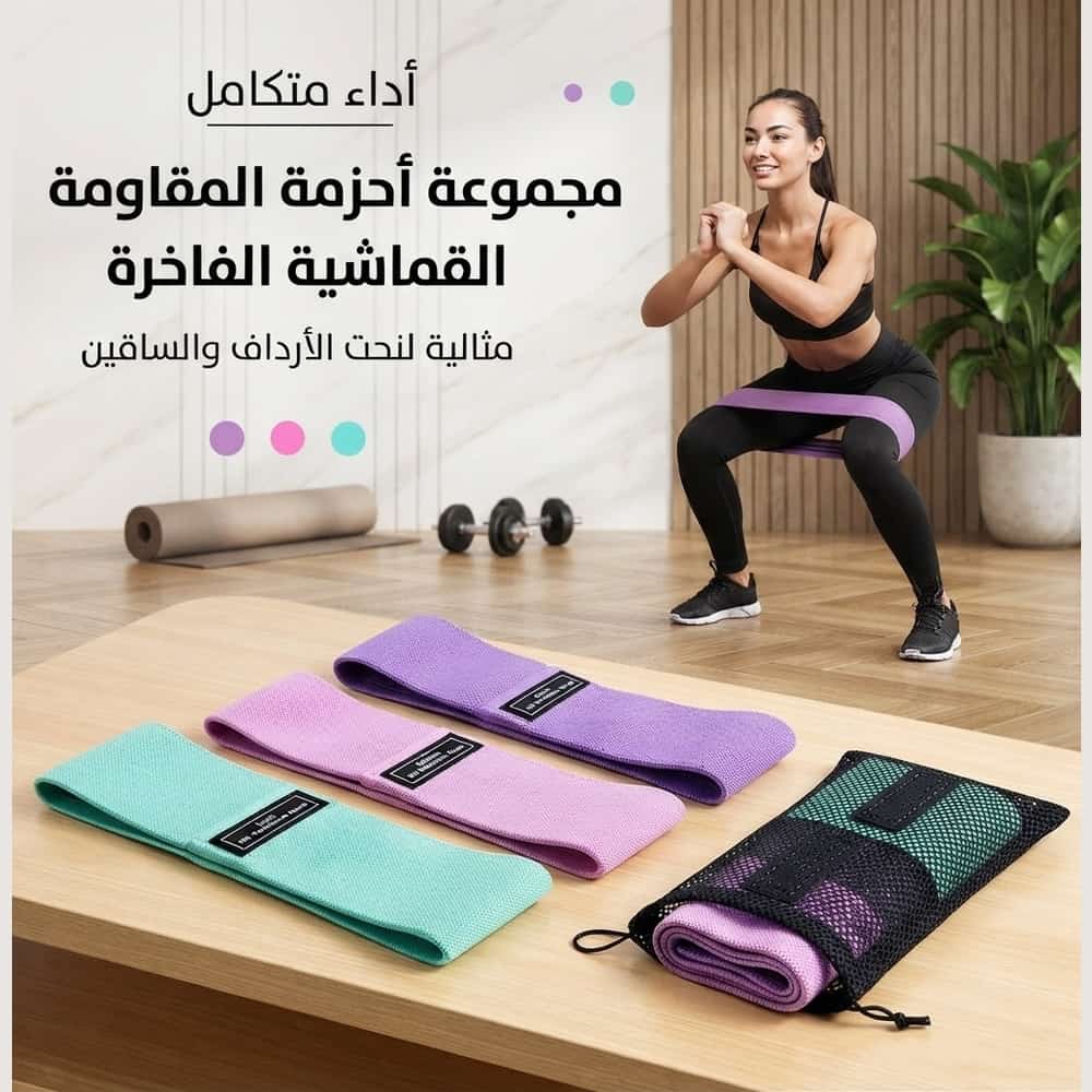 أحزمة المقاومة القماشية الفاخرة