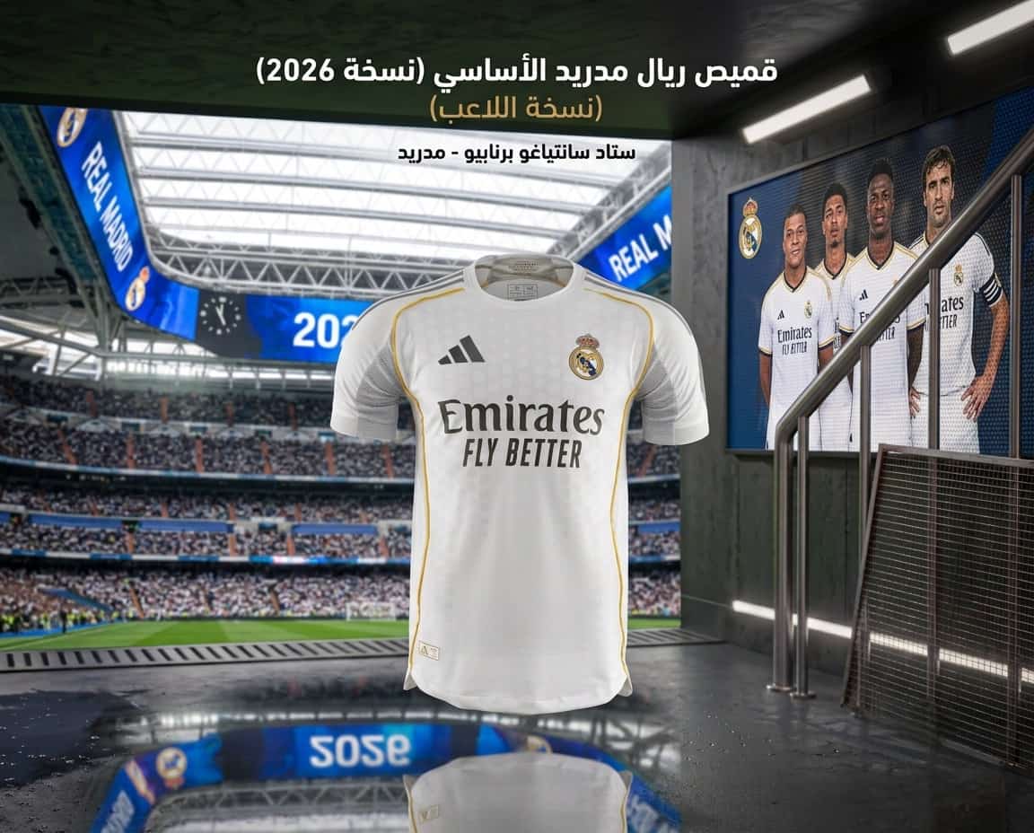 تيشيرت ريال مدريد نسخة الاعب
