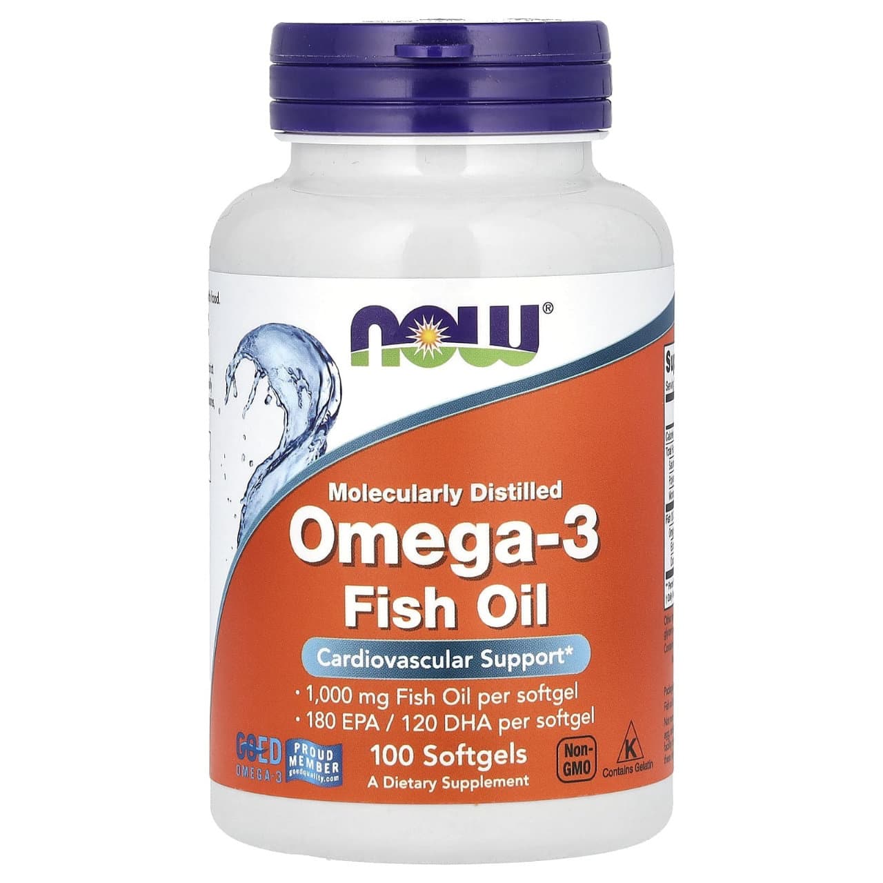 NOW Omega 3 Fish Oil  100cap