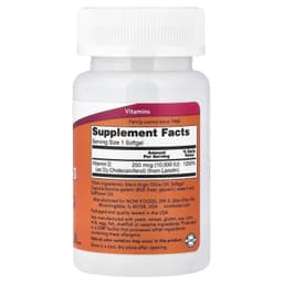 NOW Vitamin D3 10000 IU 120cap 2